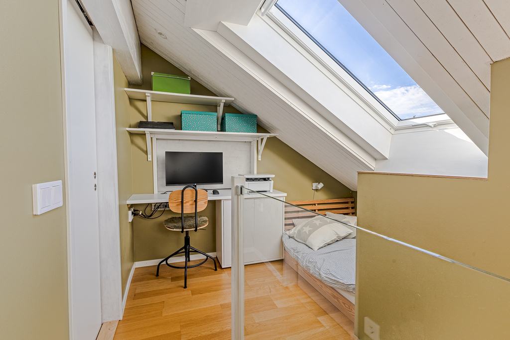 Loft med kontor Loft med kontor