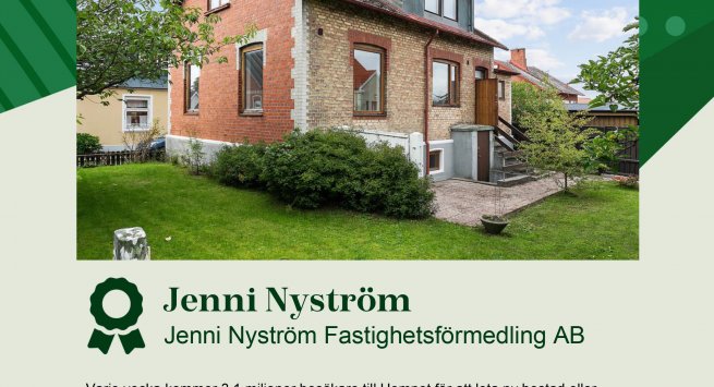 Jenni Nyström Fastighetsförmedling Hemnet