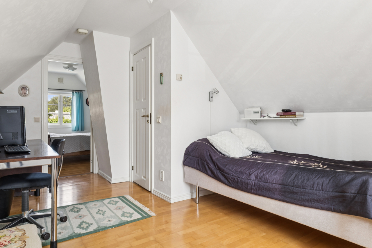 Gästrum eller kontor på övre plan Gästrum eller kontor på övre plan