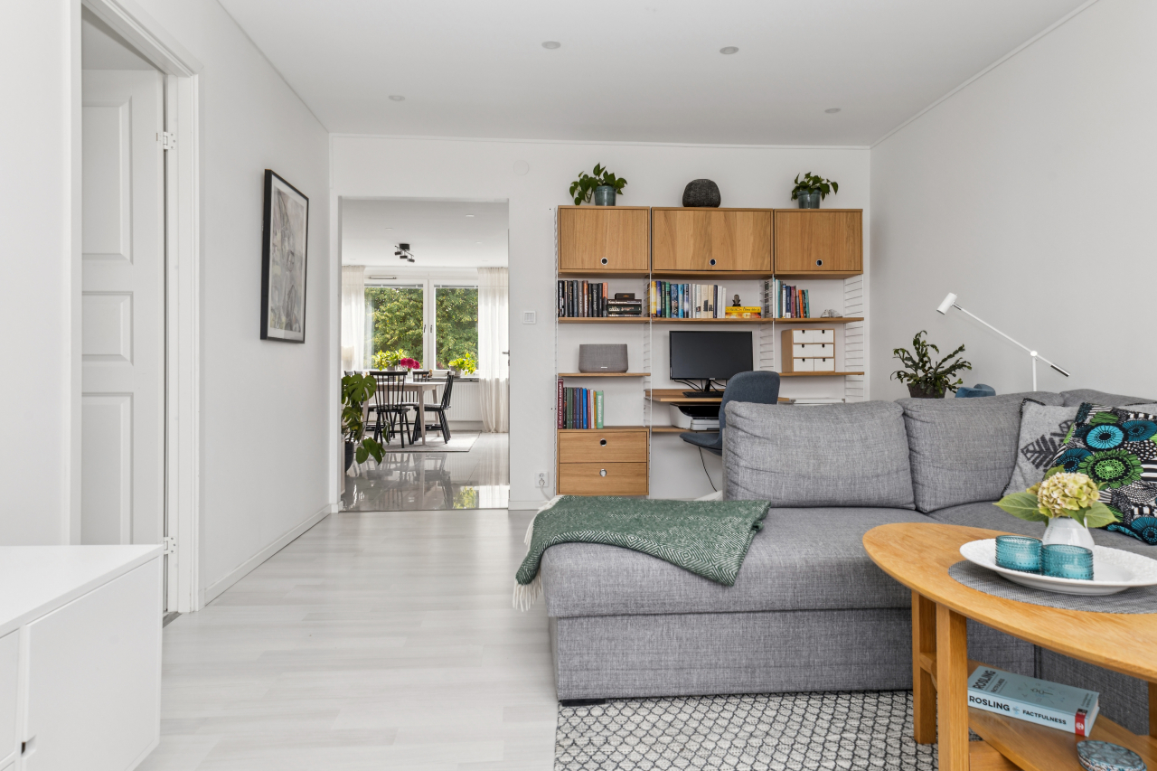 Social yta med plats för stor soffgrupp Social yta med plats för stor soffgrupp